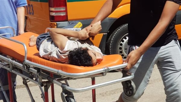 طفل المنصورة المصاب