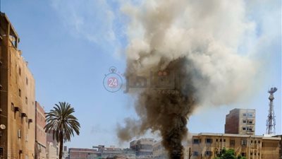 نشوب حريق بمستشفى صدر كفر الزيات.. والدفع بسيارات إطفاء للسيطرة | صور