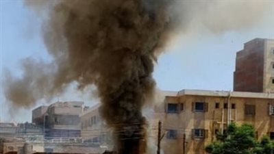 عقب سيجارة وراء نشوب حريق بجوار مستشفى صدر كفرالزيات
