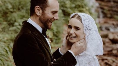 ليلي كولينز نجمة Emily in Paris تتزوج من تشارلي ماكدويل
