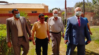 المشرف على قطاع خدمة المجتمع يتفقد أعمال الصيانة بالمدن الجامعية بطوخ ومشتهر