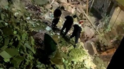 انهيار عقار جزئيًا بمدينة المنصورة دون وقوع إصابات