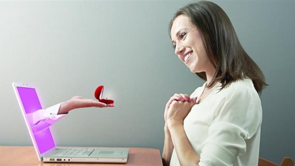 الزواج عبر الإنترنت