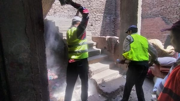 إزالة المنازل بعزبة