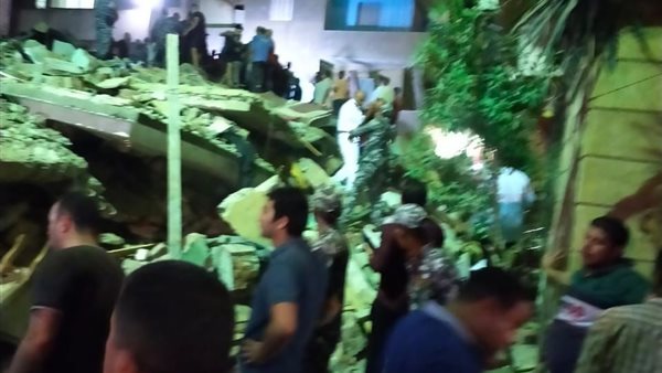 انهيار عقار بشبرا