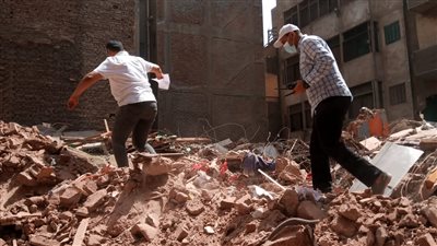 ترميم 6 منازل وإخلاء 4 أخرى مجاورة لـ عقار شبرا المنهار