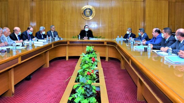 وزيرة الصناعة خلال