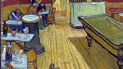 لوحات عالمية | «مقهى ليلي» فان جوخ