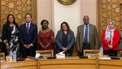 وفدٌ من وكالة الاتحاد الإفريقي للتنمية يلتقي بالمسئولين بوزارة الخارجية |صور