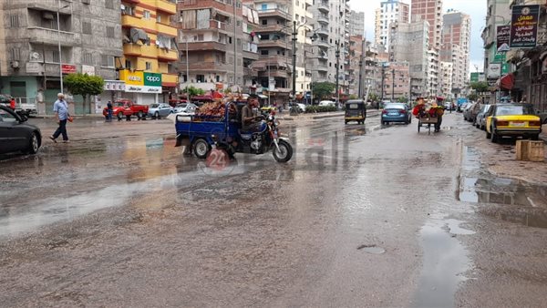 أمطار بالإسكندرية