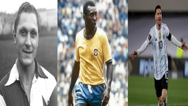 ميسي وبيليه وبيكان