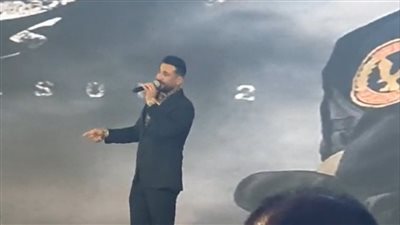 أحمد سعد يفتتح مهرجان دير جيست بأغنية تتر الاختيار 2 | فيديو