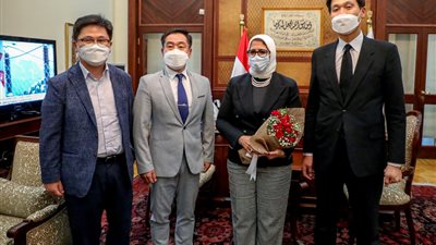 وزيرة الصحة تبحث مع سفير كوريا الجنوبية زيادة التعاون في مواجهة كورونا