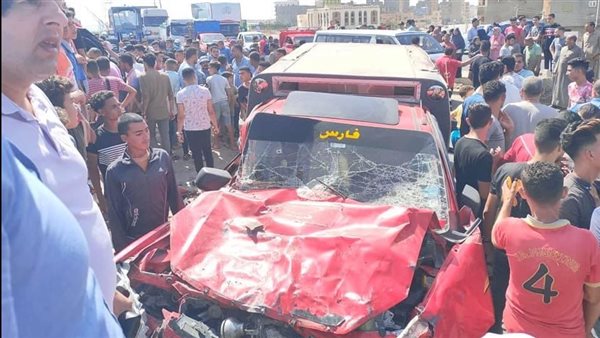 حادث تصادم بكفر الشيخ