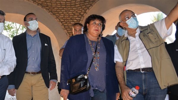 وزيرة الثقافة تتفقد