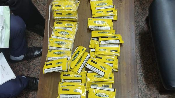 المضبوطات بحوزة رجال