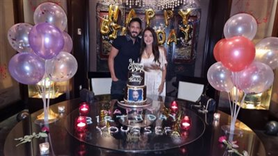 إنجي علاء تحتفل بعيد ميلاد يوسف الشريف بصورة من كوفيد 25