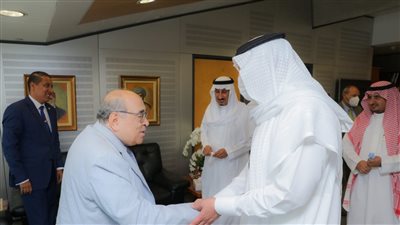  مكتبة الإسكندرية تستقبل أمين عام دارة الملك عبد العزيز والسفير السعودي بالقاهرة