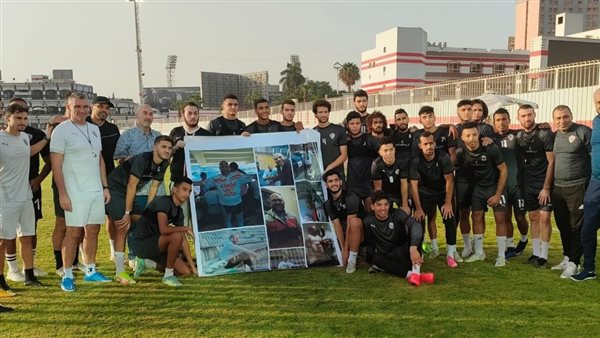 لاعبو الزمالك والجهاز