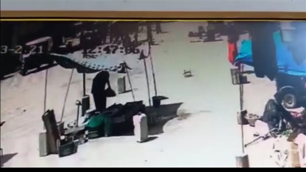 بلطجي يعتدي على أرملة