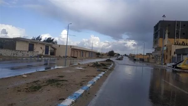 هطول أمطار على مطروح