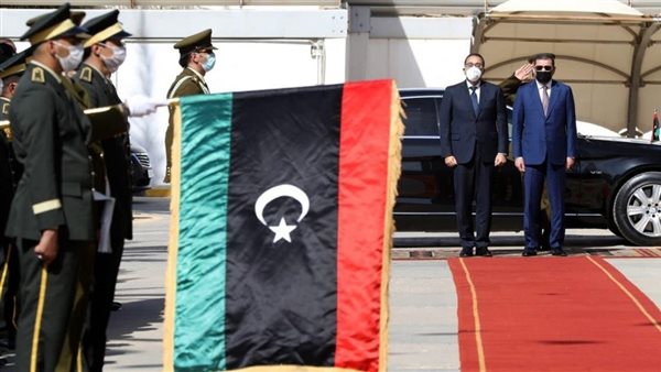 الدبيبة ومدبولي في