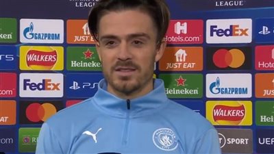 أول تعليق من جريليش على سداسية مانشستر سيتي في مرمى لايبزج