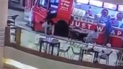 لحظة انتحار فتاة مول سيتي ستارز من الطابق السادس