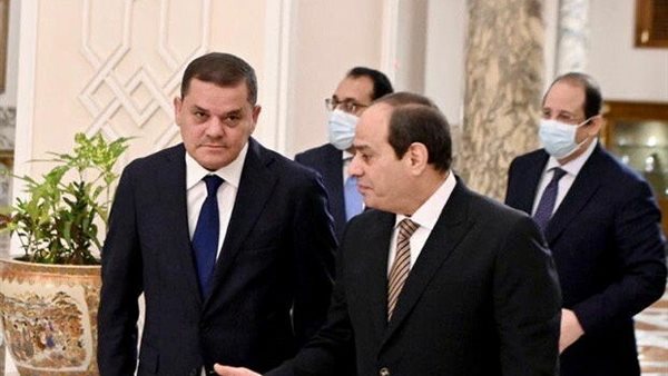 السيسي والدبيبة (