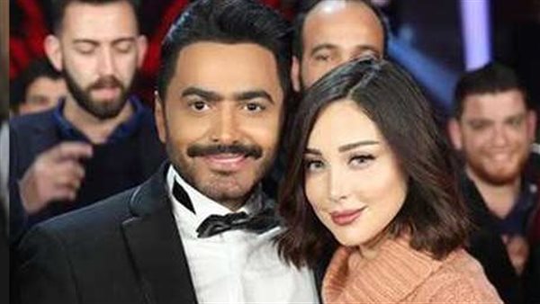 تامر حسني وبسمة بوسيل