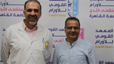  جابر القرموطي يزور مستشفى الثدي بالمعهد القومي للأورام │ صور