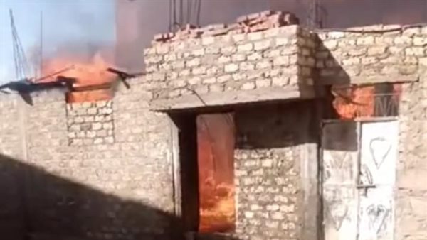 حريق بورشة موبيليا