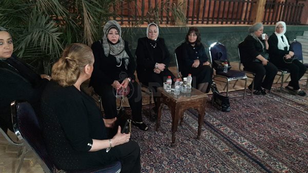 عزاء شقيقة الفنانة