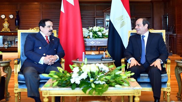 السيسي وملك البحرين