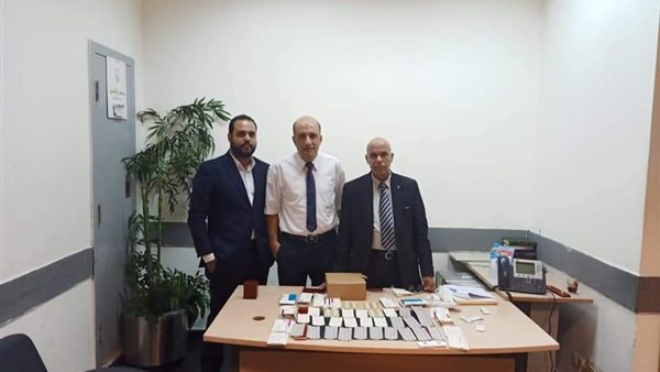 المضبوطات بحوزة رجال