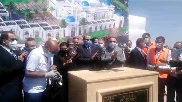 وضع حجر الأساس لمسجد