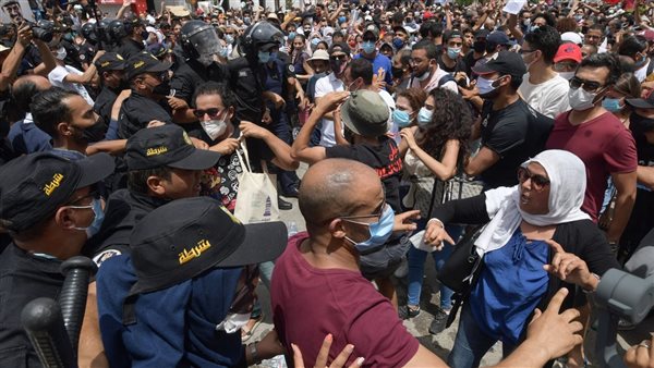 مظاهرات تونس 