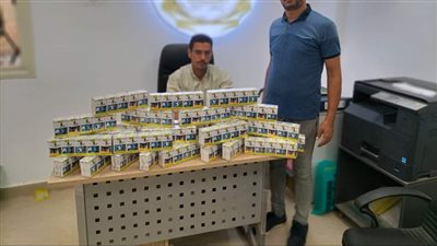 ضبط بويات منتهية الصلاحية وسجائر مجهولة المصدر في الفيوم
