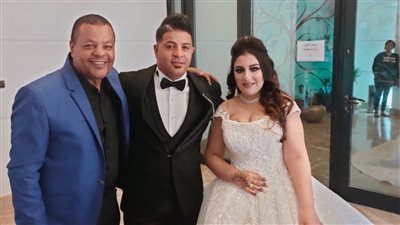 حفل زفاف ابن عبد الباسط حمودة في جو عائلي | صور