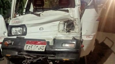 بينهم طفلة.. إصابة 3 أشخاص في حادث تصادم بكفر الشيخ 