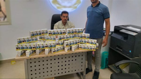 ضبط سجائر مجهولة