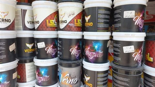 عبوات دهانات معبأة