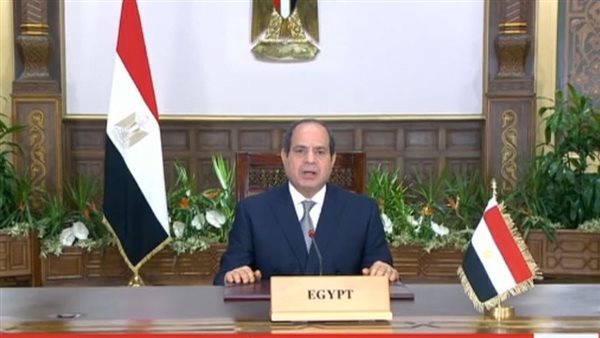 الرئيس السيسي خلال