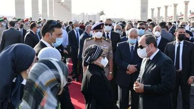 زكريا عزمي ومصطفى الفقي وأبو العينين يؤدون واجب العزاء في المشير طنطاوي 