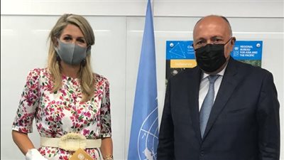 وزير الخارجية يتلقي المدافعة الخاصة للأمين العام للأمم المتحدة عن التمويل الشمولي 