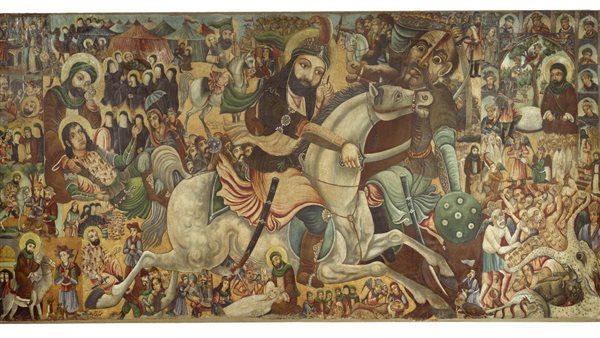 لوحة تعبيرية تجسد