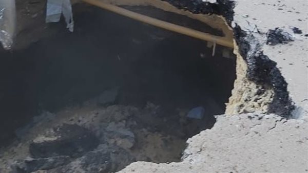 هبوط أرضي بشبرا الخيمة