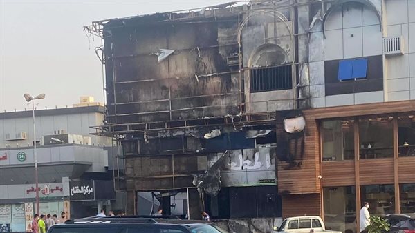 حريق مطعم مصري في