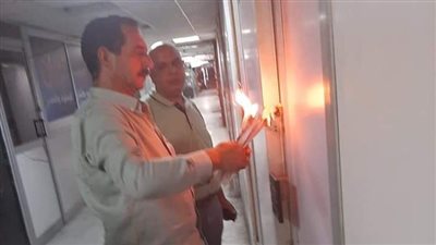 تشميع سنتر للدروس الخصوصية وتحرير محضر سرقة تيار كهربائي له بأوسيم