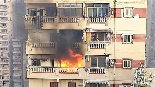 حريق بشرق الإسكندرية